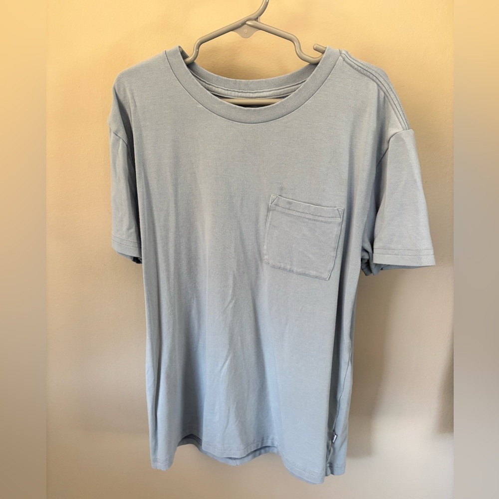 Little Sleepies Pocket T Boys Size 10 Fog Blue